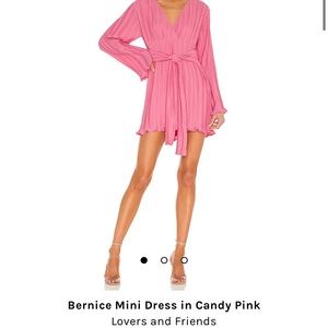 Lovers and Friends Bernice Mini Dress Candy Pink